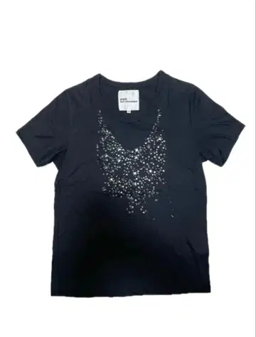 noir kei ninomiya 14ss 큐빅 티셔츠