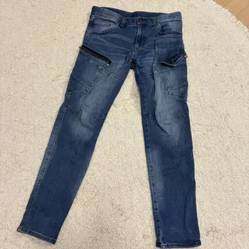 BURTLE NO.5002 블루 데님 L(w82)