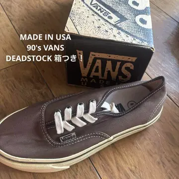 VANS 스니커즈 상자 Made in USA