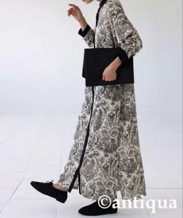 antiqua 안티카 긴팔 원피스
