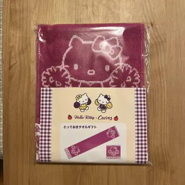 커브스 콜라보 헬로키티 특별한 타월 세트