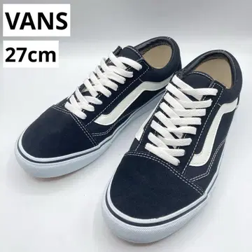 반스 올드스쿨 블랙 화이트 27cm