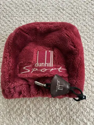 dunhill Sport 빨간색 플리스 골프헤드커버