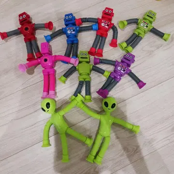 [ 익명 배송 ] 로봇 에이리언 9체 세트