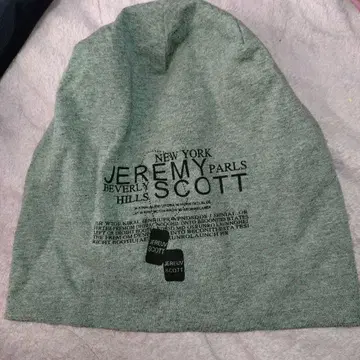 JEREMY SCOTT 제레미 스콧 그레이 니트 모자