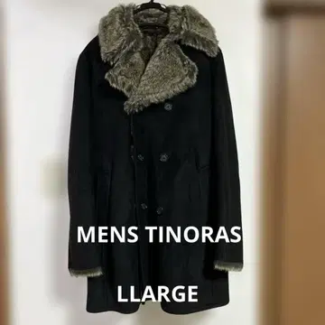 멘티노라스 블랙 퍼 자켓 두꺼운 원단 코트