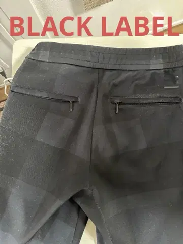 BLACK LABEL 블랙 조거 팬츠 CREST BRIDGE