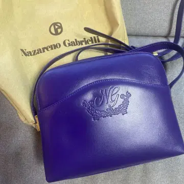 [ 새상품 ] Nazareno Gabrielli 보라색 숄더백