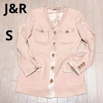 170 J&R 노카라 자켓 핑크 제이앤알 여성용