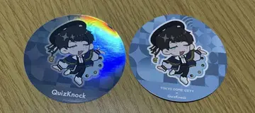 QuizKnock 동문 스티커 홀로 보통 2장 세트