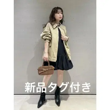 릴리 브라운 슬리브리스 벌룬 미니 원피스 새상품/택 포함