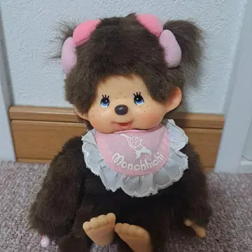 몽치치 하트 트윈 테일 여아 봉제 인형