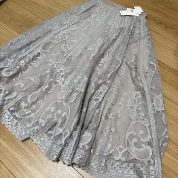 새상품 택 포함 프레이 아이디 롱 스커트 레이스