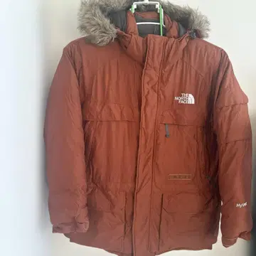 THE NORTH FACE 브라운 다운 자켓 HyVent
