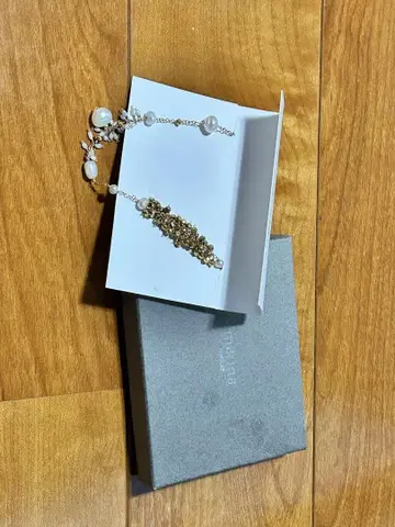 펄 골드 체인 팔찌