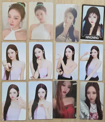 1 닝닝 NINGNING 포토카드 세트 12장 에스파 aespa
