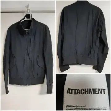 ATTACHMENT 블루종 3 블랙 자켓 어태치먼트