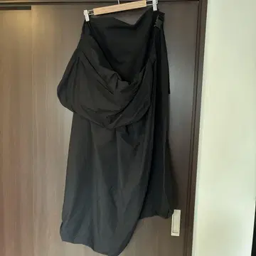 고메 숄더백 내포 코트 아우터