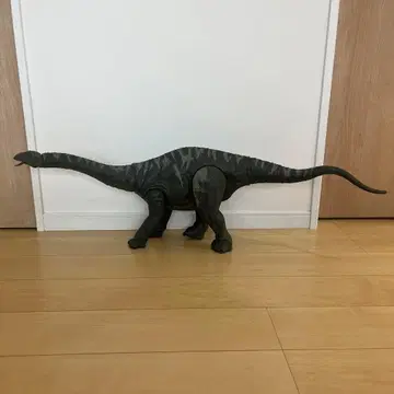 공룡 모형 그레이와 그린 스트라이프 약 30cm