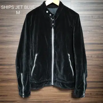 SHIPS JET BLUE 쉽스 벨로아 라이더스 블루종 M 블랙