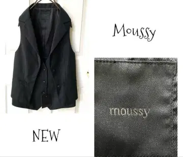 Moussy. 마우지 베스트 블랙 자켓 택 포함 새상품