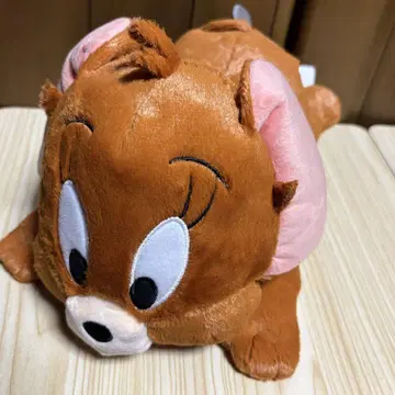 [ 새상품 택 포함 ] 톰과 제리 누워있는 L 봉제 인형 제리 누워있는