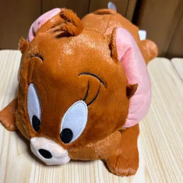 [ 새상품 택 포함 ] 톰과 제리 누워있는 L 봉제 인형 제리 누워있는