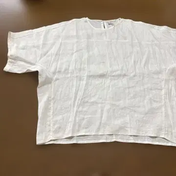 무인양품 헴프 블라우스 시착 XL