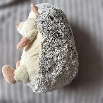 고슴도치 봉제 인형 중형 그레이