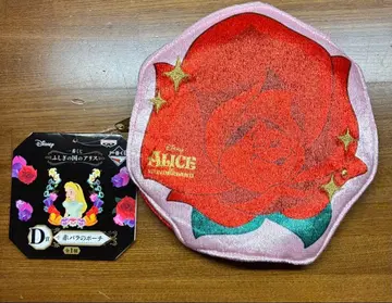 택 포함! Disney 빨간 장미 파우치
