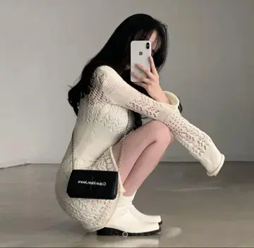 amood 긴팔 니트 원피스