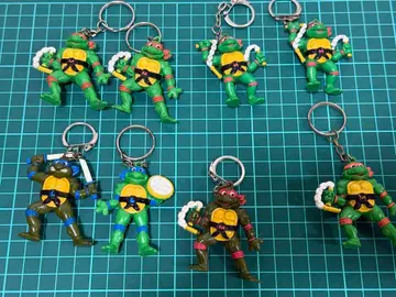 뮤턴트 터틀즈 키링 5종 레트로