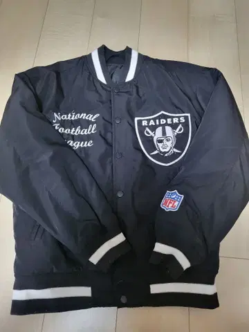 RAIDERS NFL 바시티 자켓 블랙 S 사이즈
