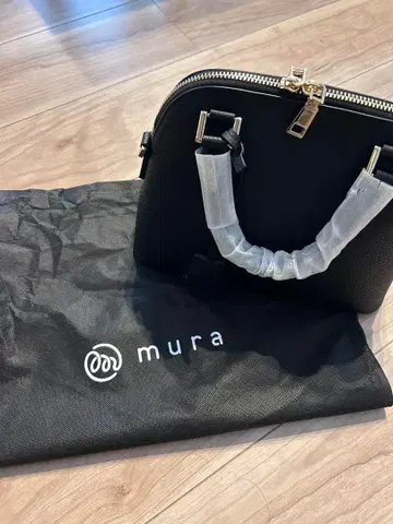 mura 백 천연 가죽 미사용 새상품 블랙 2way