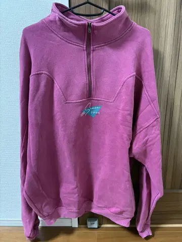 페코클럽 하프 지퍼 맨투맨