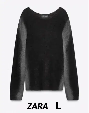 ZARA 카시 프린트 니트 스웨터