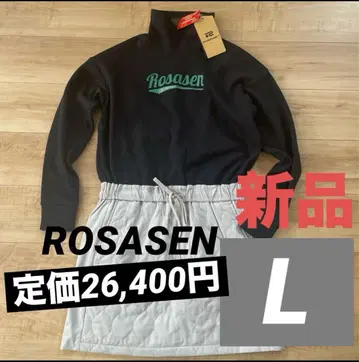로사센 여성용 골프 속기모 따뜻한 원피스 네이비 L