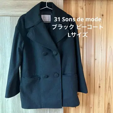 31 Sons de mode 블랙 피 코트