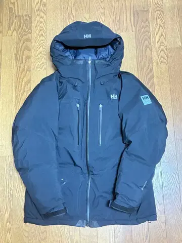 헬리한센:다운 자켓:고어텍스 HH12473 L 블랙 24AW