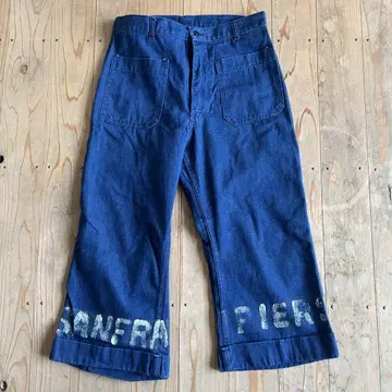 80s usnavy utility trousers denim 샤나 나미