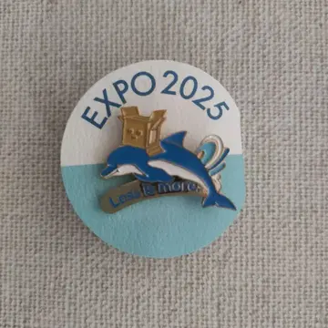 간사이 만박 EXPO 2025 블루 오션돔 핀 배지