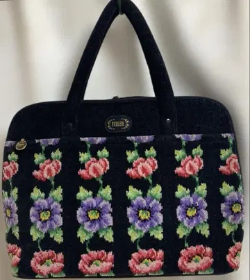 [주말 가격 인하] FEILER 페이러 핸드백 블랙 아네모네