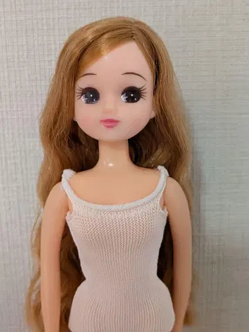 리카짱 인형 본체 금발 웨이브 헤어