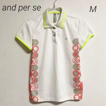 0587 and per se 앤퍼시 골프 셔츠 피케 셔츠 M