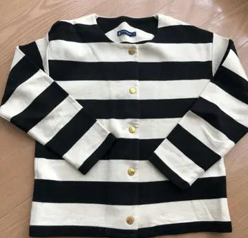 쁘띠바또 보더 가디건 겉옷