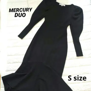 MERCURYDUO 블랙 니트 원피스 S