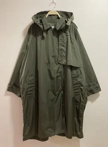 2024AW journalstandardluxe 타프타 후드 트렌치코트