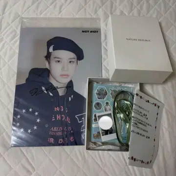 NCT 127 정우 친필 사인 폴라로이드 포스터 세트