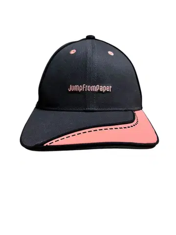 JumpFromPaper 로고 캡 / 2D 디자인풍 / 새상품급