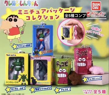 짱구는 못말려 미니어처 패키지 컬렉션 전 5종 컴플리트
